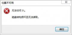 主编为你win7提示磁盘结构损坏且无法读取的方案?